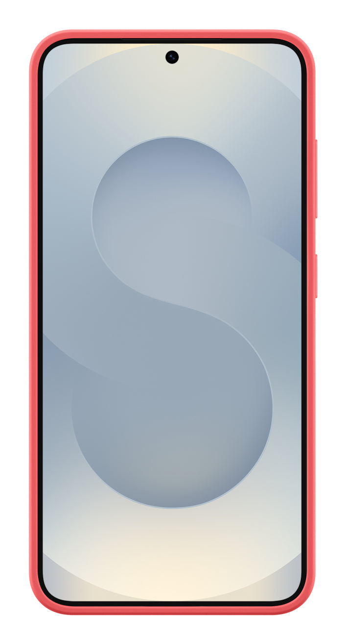 Samsung Silicone Case Rood Samsung Galaxy S25