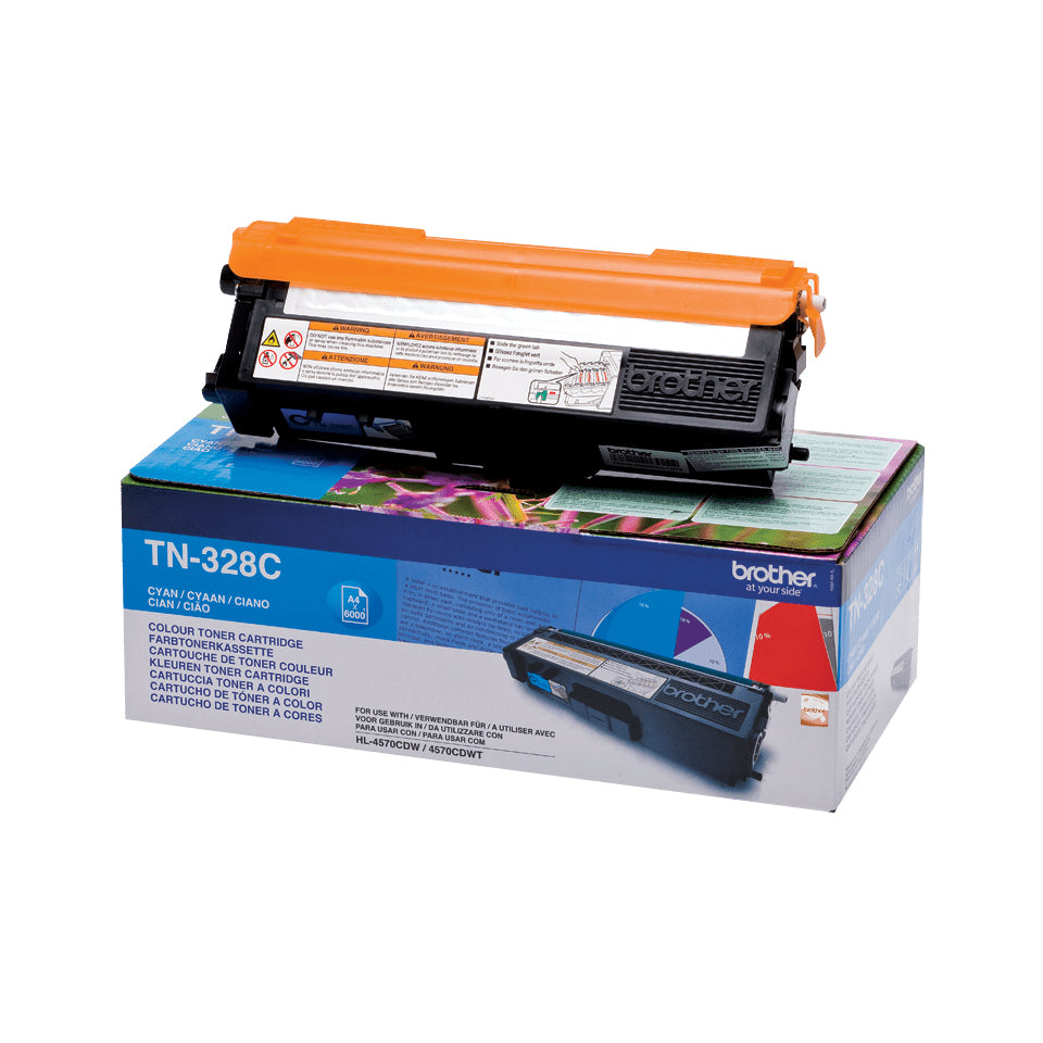 Brother TN328C toner cyaan