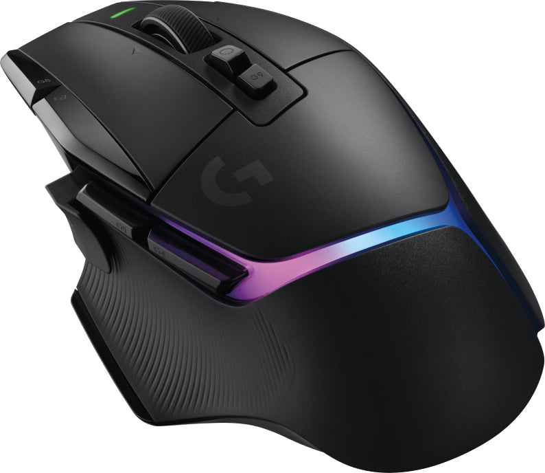 Logitech G502 X PLUS Draadloze RGB Gaming Muis, LIGHTFORCE hybride schakelaars, LIGHTSYNC RGB, HERO 25K sensor, Zwart