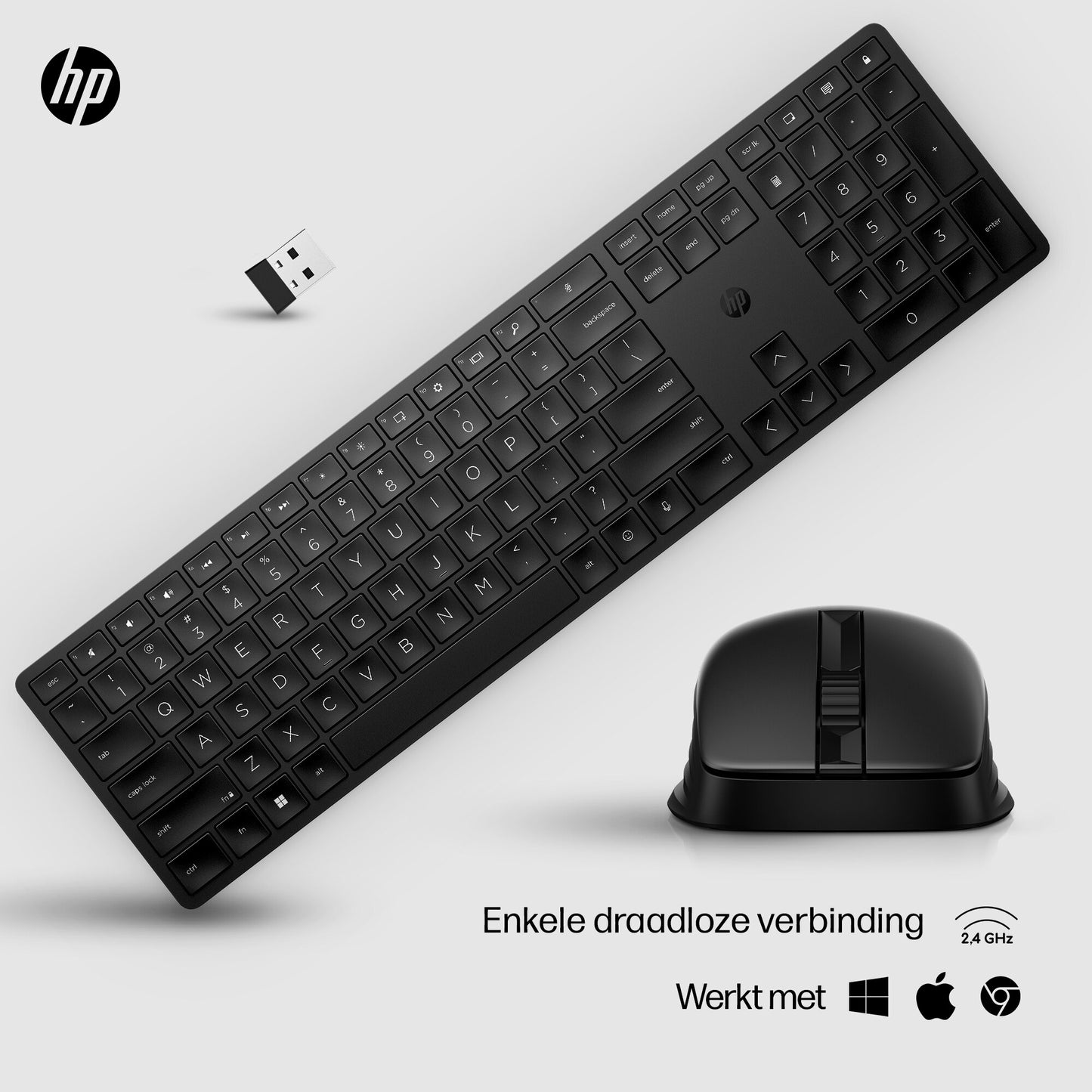 HP 650 Wireless Keyboard and Mouse  Combo BLK BEL 4R013AA#AC0