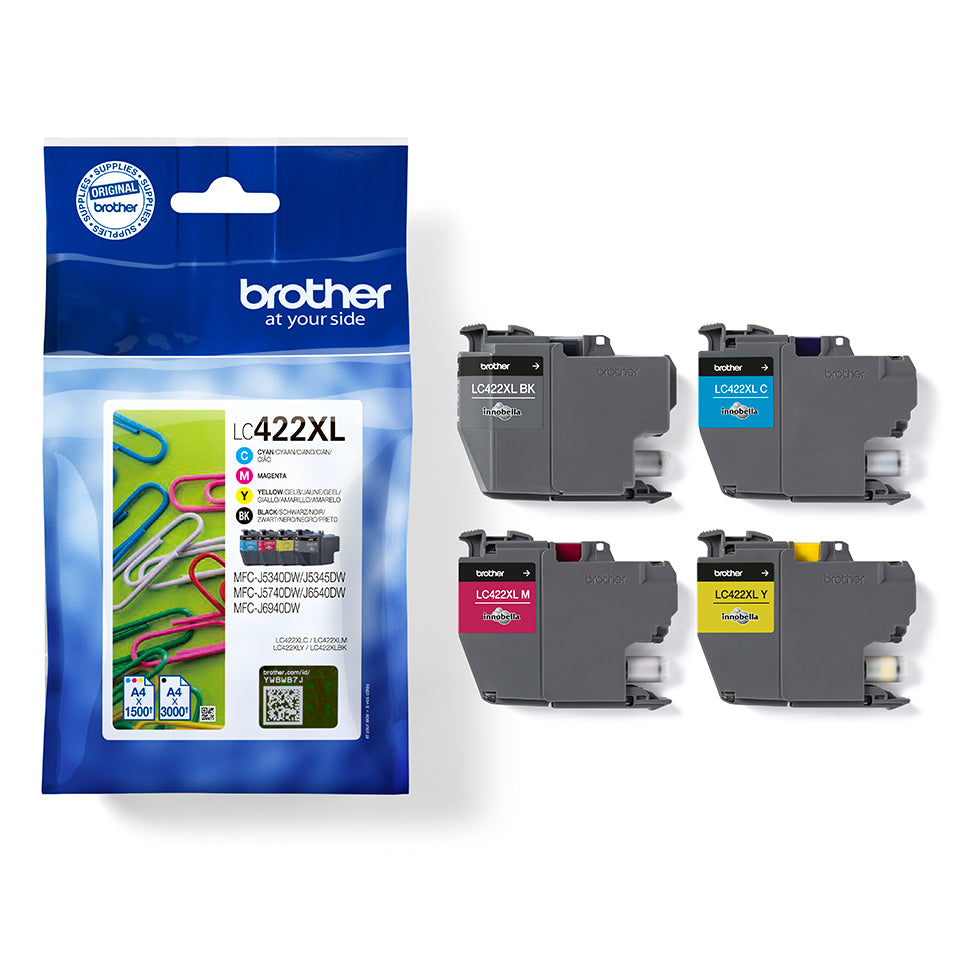 Black  Cyan  Magenta and Yellow Ink Cartridges Multipack. Each cartridge printsup to 1 500 pages for CMY and 3 000 forK