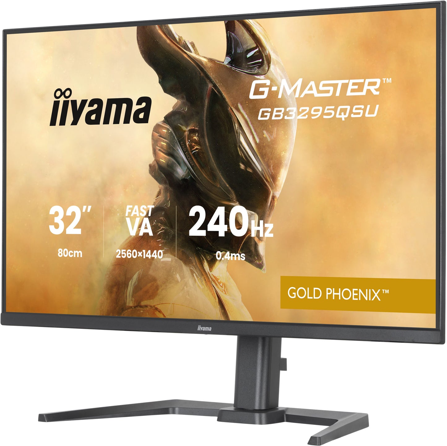 32iWIDE LCD G-Master Gold Phoenix 2560 x 1440 QHD VA panel LED Bl.FreeSync Premium USB-Hub (2xOut v3.2 + 2xUSB-C(7 5 Watt)) Height Adjust.(1