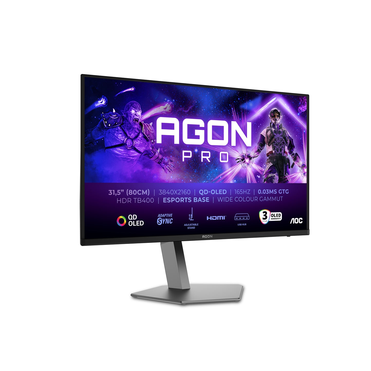 AG326UD 4K 0.03MS 144HZ GAMING OLED AG326UD
