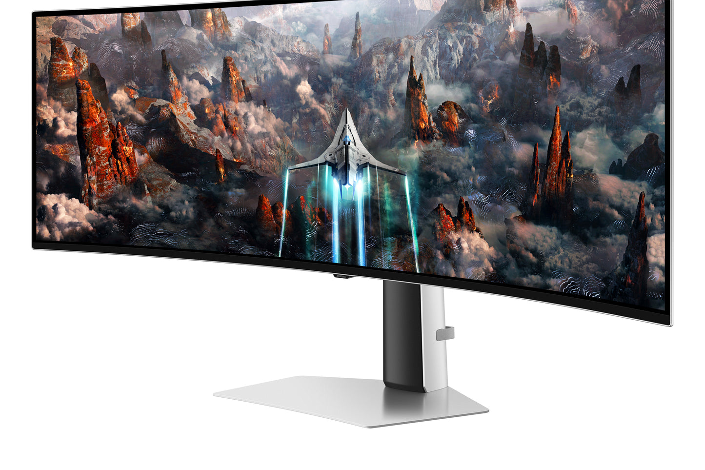 Samsung OLED 49inch 240Hz Curved 1800R, 5120x1440, 0,03ms, HDR10+, Displayport, HDMI, USB 3, Height