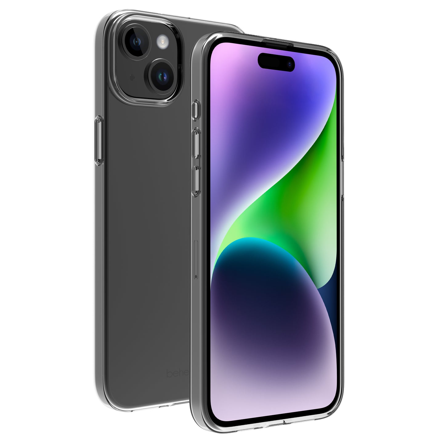 BeHello iPhone 15 Plus Thin Gel Case ECO Transparant