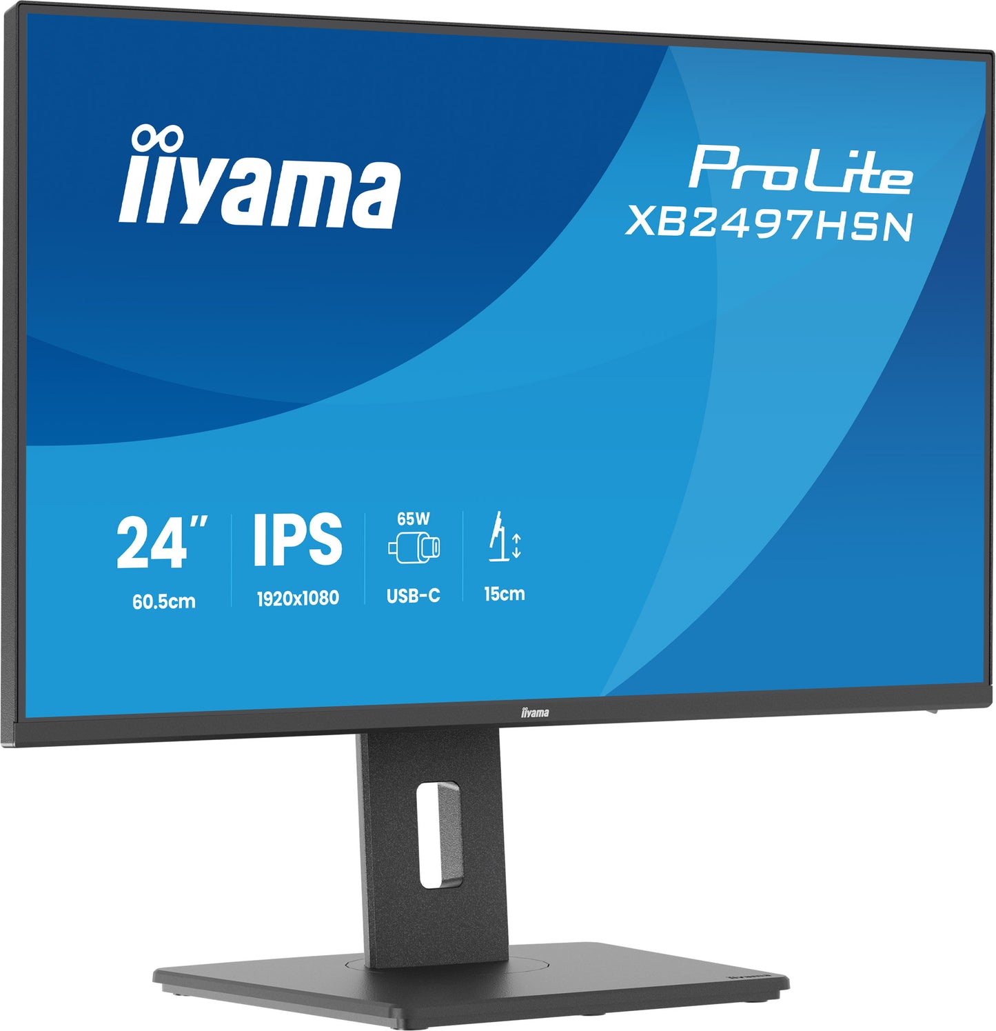 Iiyama XB2497HSN-B1 24W LCD Business Full HD IPS USB-C Dock