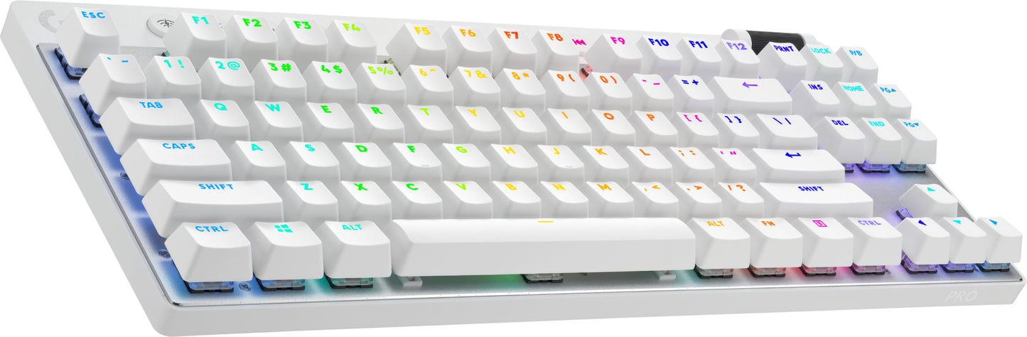 Logitech G PRO X TKL LIGHTSPEED Gaming Keyboard - WHITE - FR Azerty
