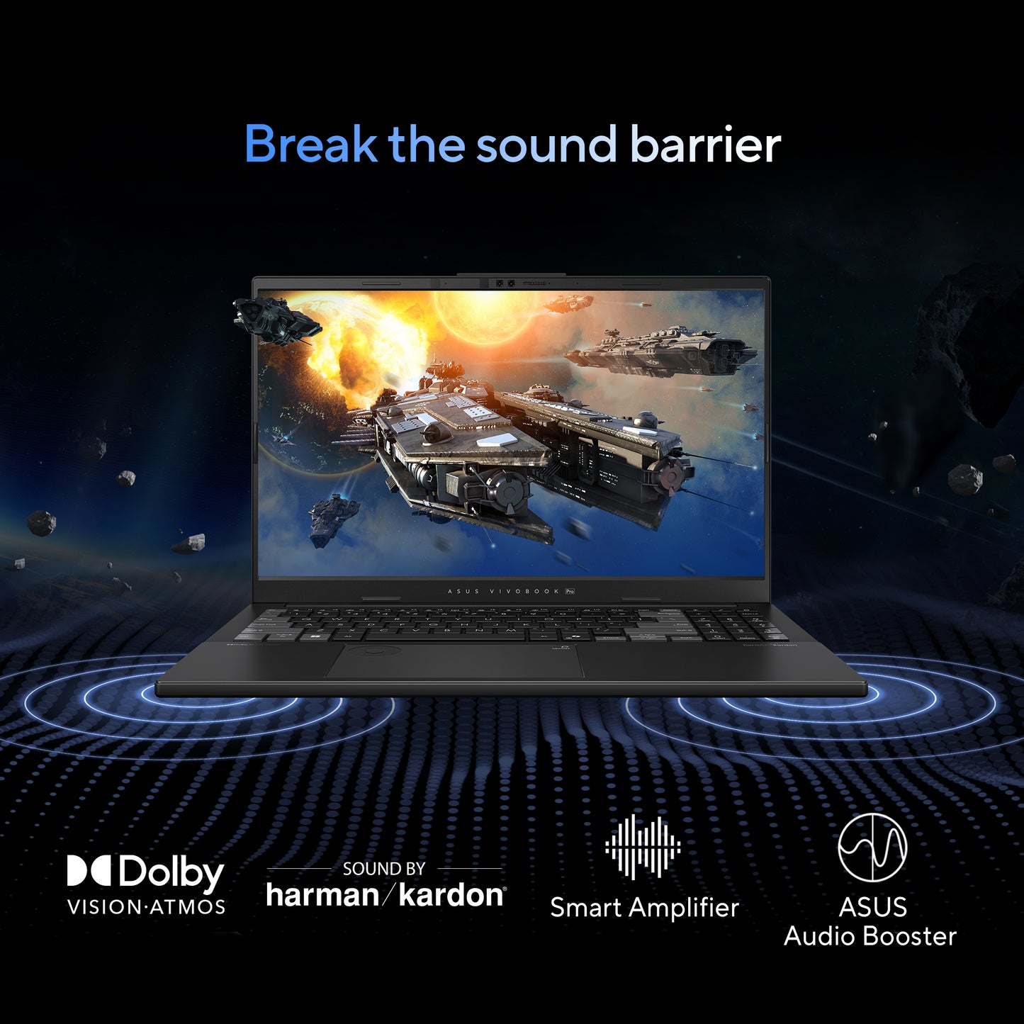 Vivobook Pro 15 OLEDN6506CU-MA040WS-BE, 15.6 3K OLED 120Hz, Intel Core Ultra 9 285H, 24GB DDR5, 1TB M.2 NVMe PCIe 4.0 SSD, GeForce RTX 4050