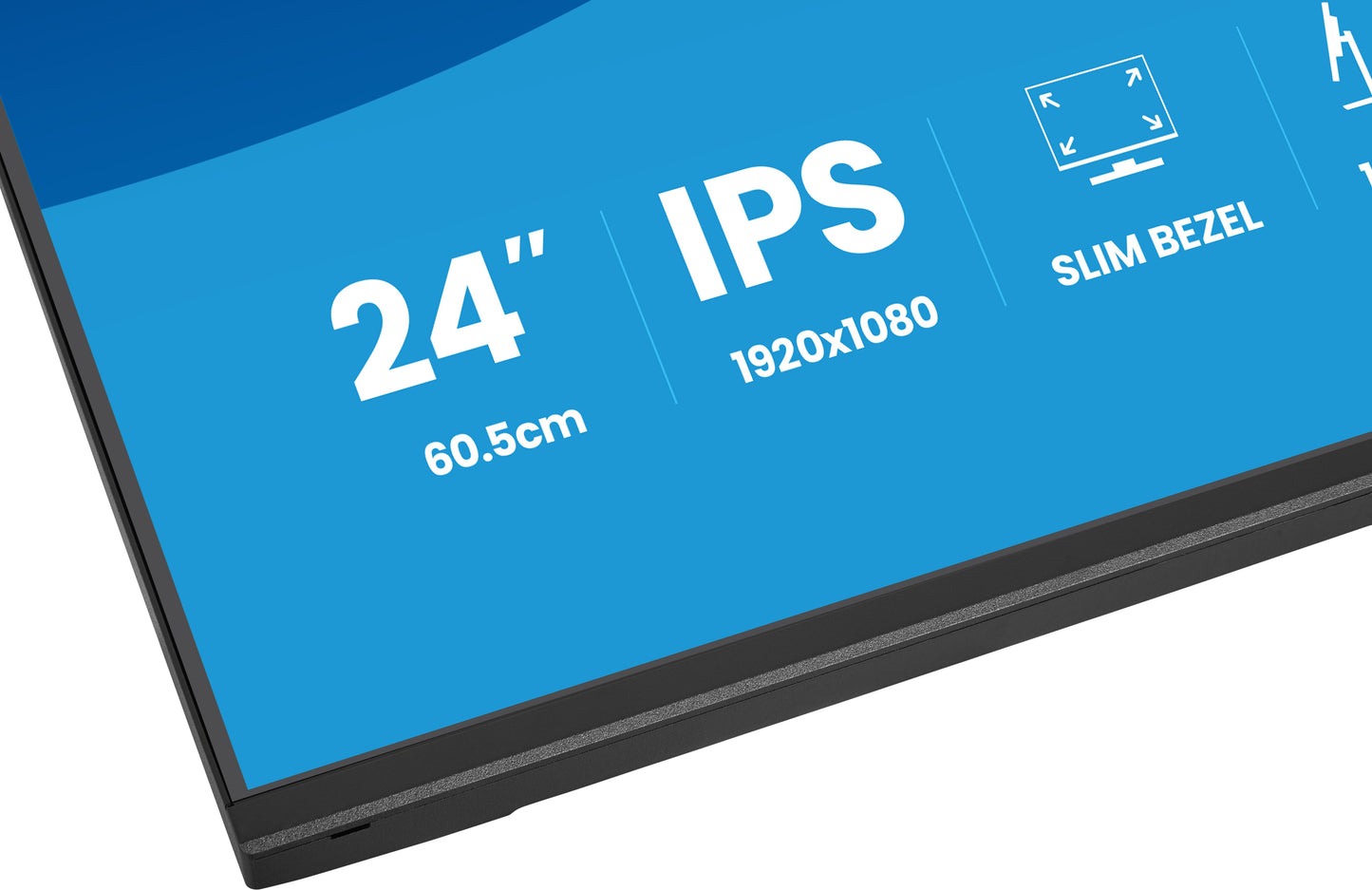 IIYAMA 24inch IPS-panel 1920x1080 120Hz EyeComfort 15cm Height Adj. Stand 350cd/m2 Speakers HDMI DisplayPort 1ms MPRT USB 2x