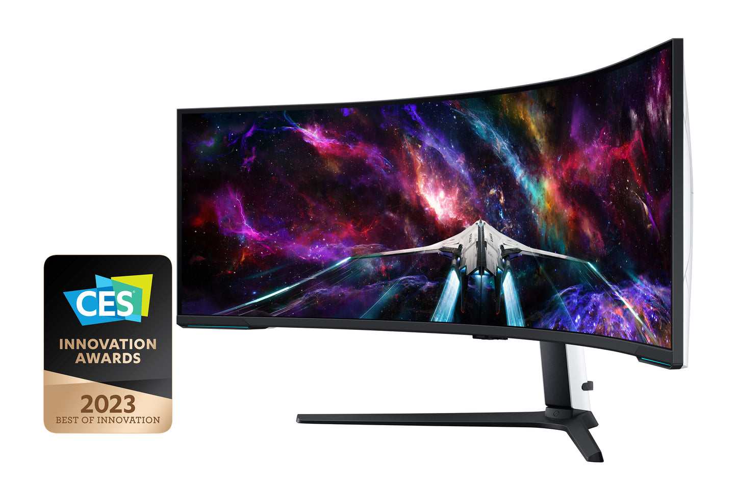 Samsung Gaming 57inch Mini LED 240Hz Curved 1000R, 7680x2160, 1ms, HDR10+, Displayport, HDMI, USB 3, Height