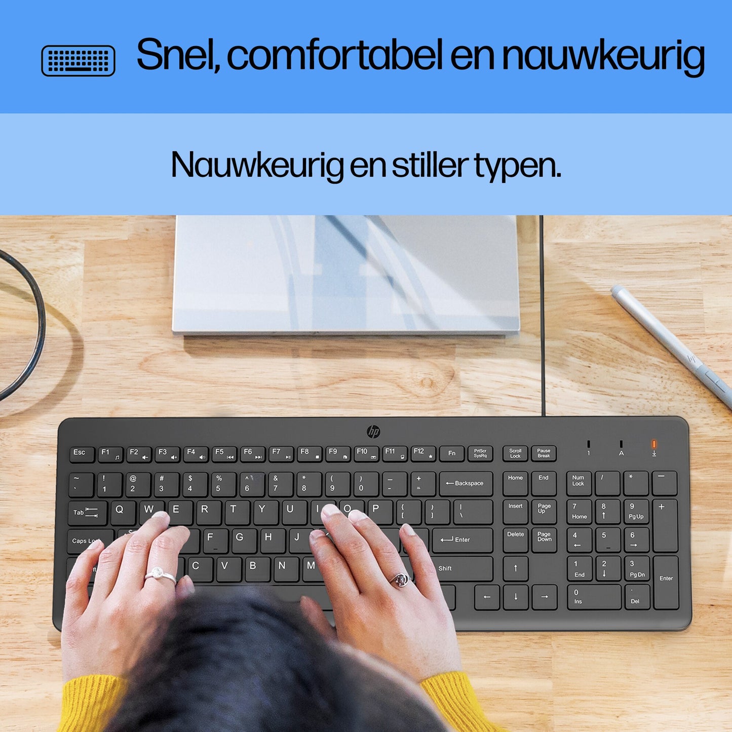HP 150 Wired Keyboard Azerty