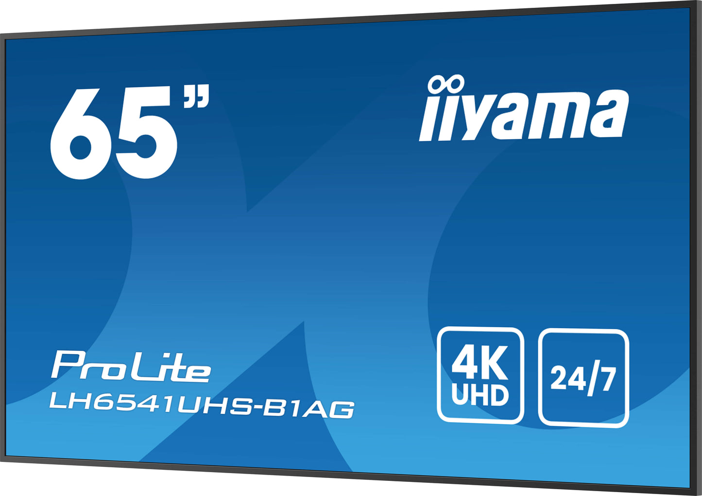 IIYAMA 65WIDE LCD, 3840 x 2160, 4K UHD VA panel, LED Bl.,Speakers, Multiple In-/Outputs (HDMI(3x) and more), 500 cd/m², 5000:1 Static Contr