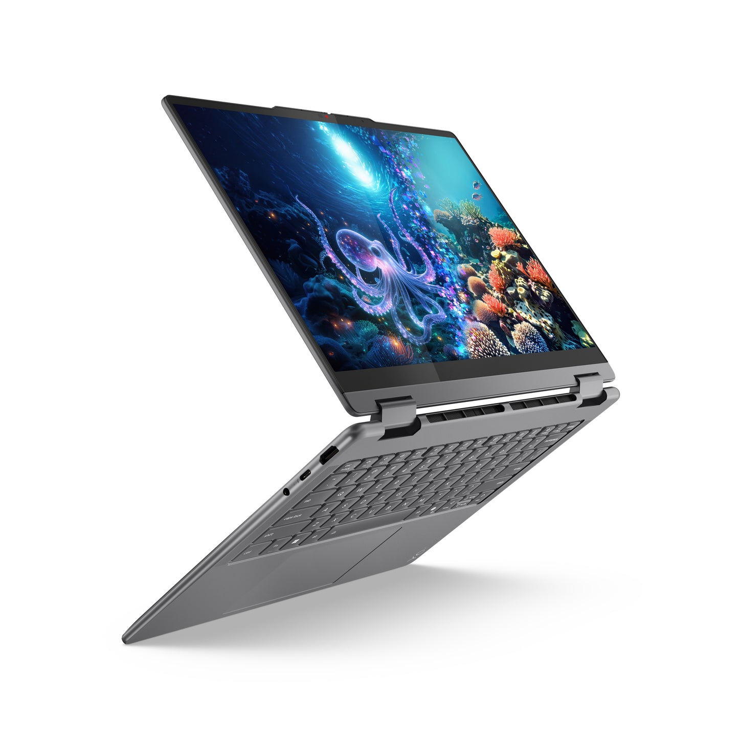 Lenovo Yoga 7 2-in-1 14ILL10, 14 WUXGA OLED, Intel Core Ultra 5 226V, 40 Npu Tops, 16GB, 512GB PCIe NVMe SSD, Intel Arc Graphics, W11H, Gre
