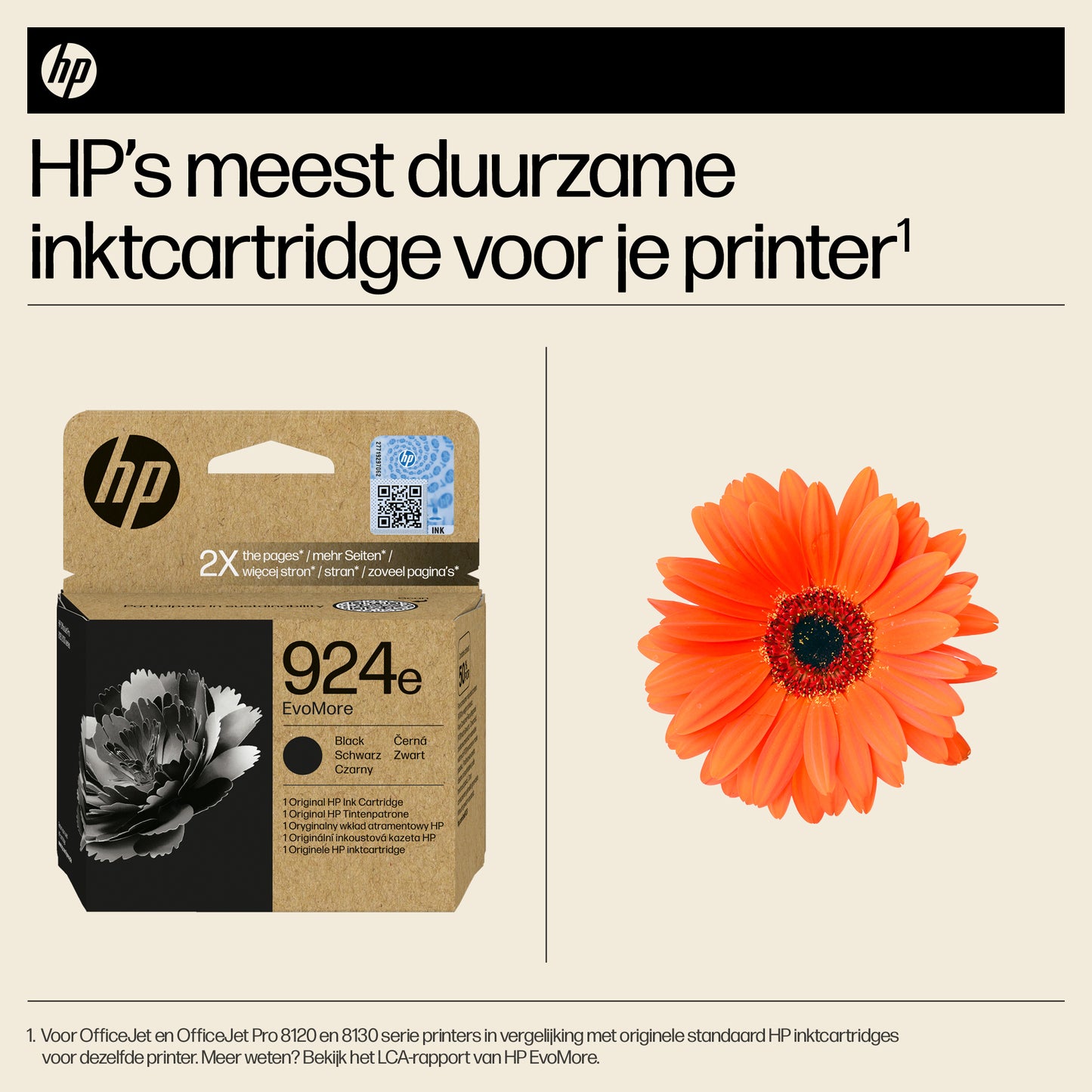 HP 924e EvoMore Black Original Ink Cartridge