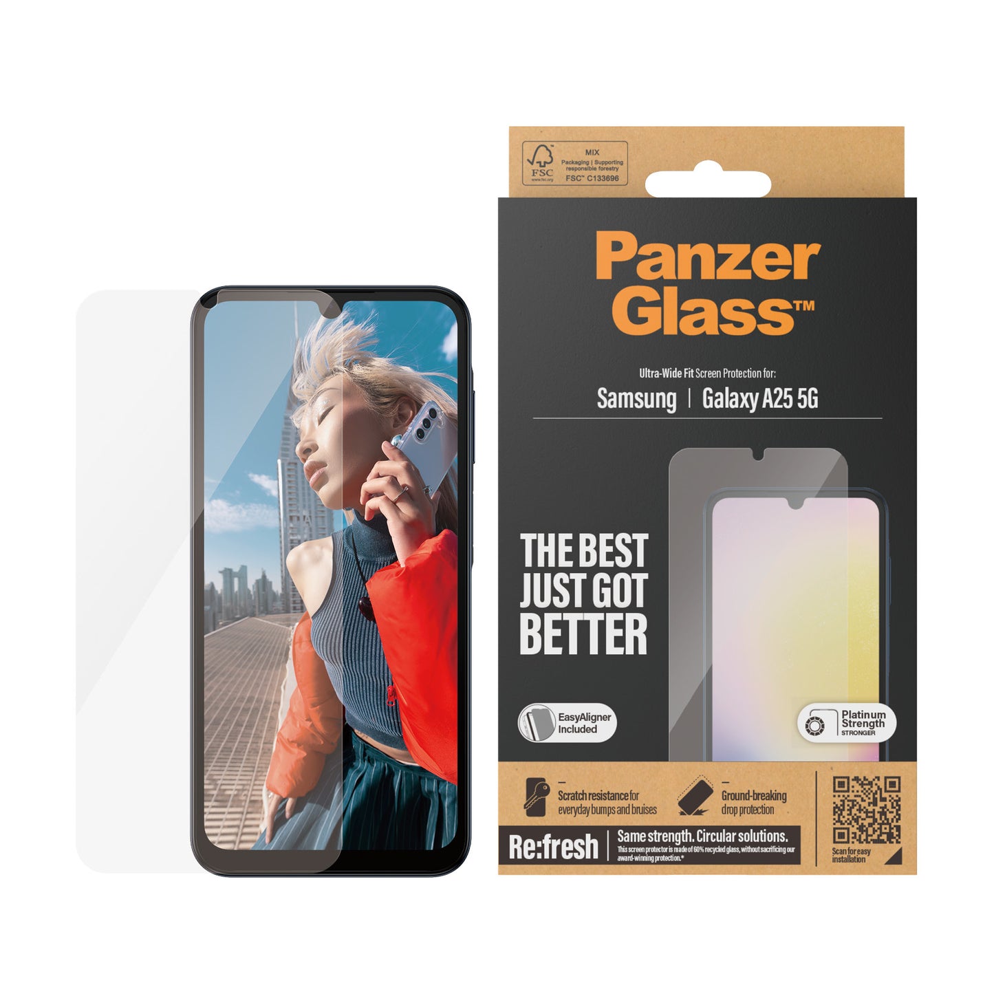 PANZERGLASS SAMSUNG GALAXY A25 UWF