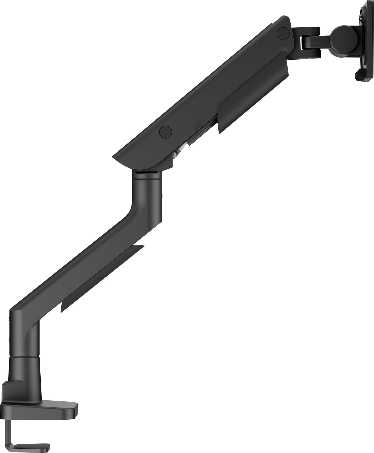 IIYAMA Stylish flexible deskmount with gas spring for monitors up to 49inch 27kg VESA 100x100 Pivot Bearing head structure