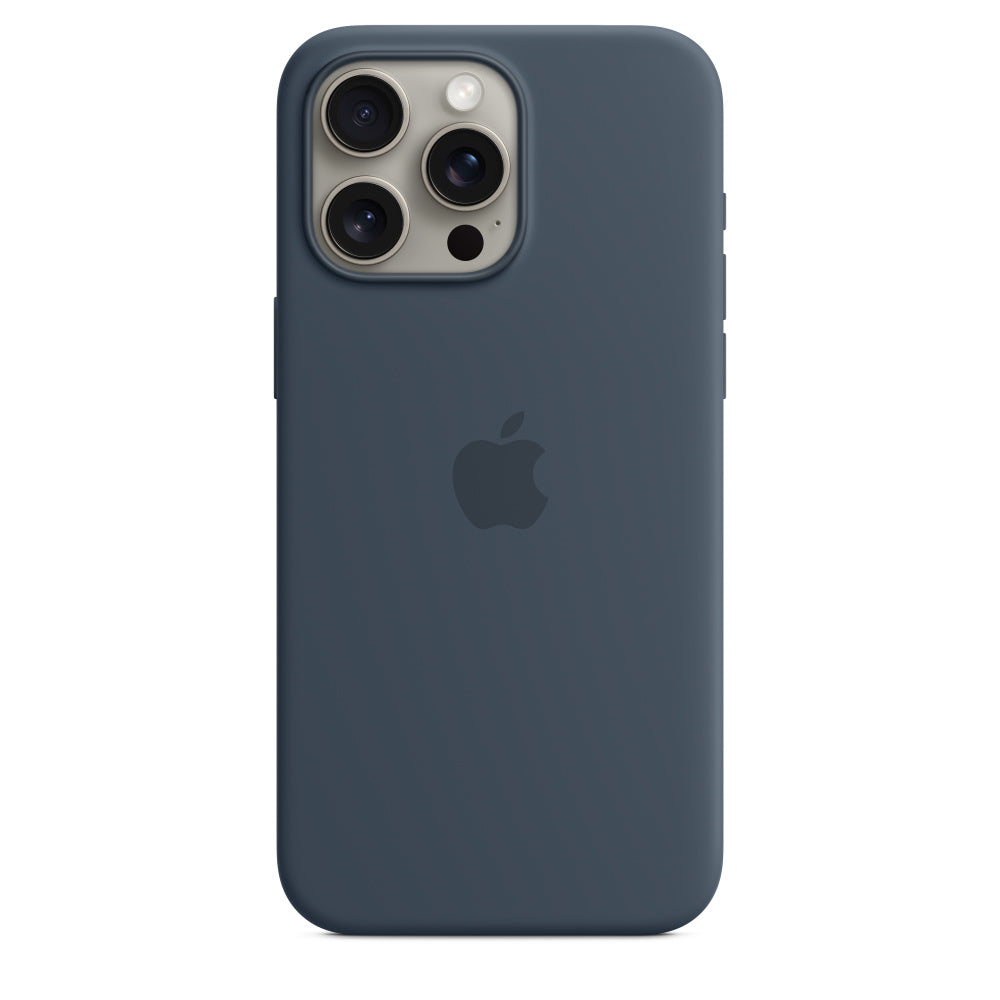 Apple iPhone 15 Pro Max Sil Case MS Blue
