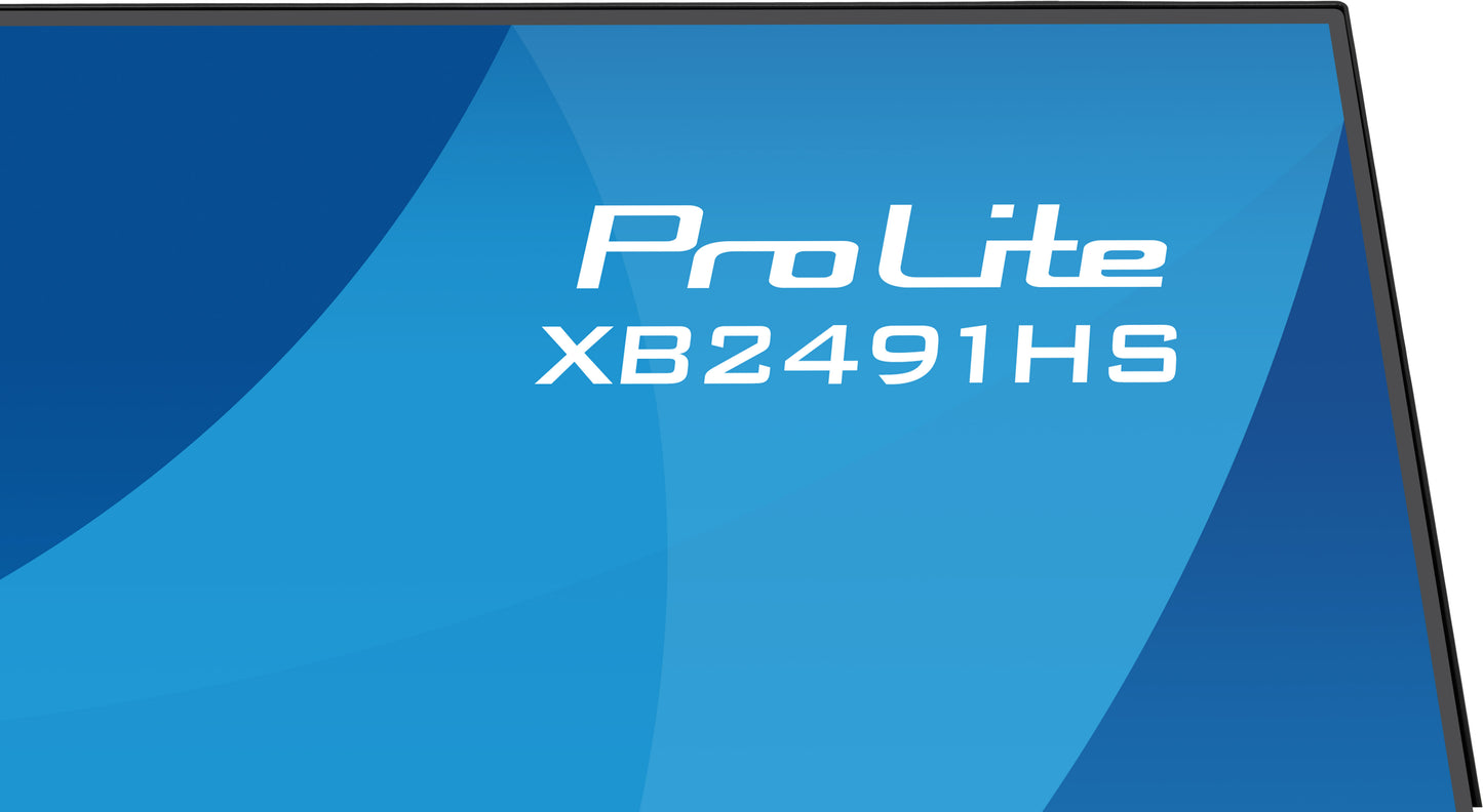 Iiyama Prolite XB2491HS-B1 24WIDE LCD, 1920 x 1080, 120 Hz IPS panel, LED Bl., Adaptive Sync, Pivot, Height Adjust.(15cm), 350 cd/m², 1500: