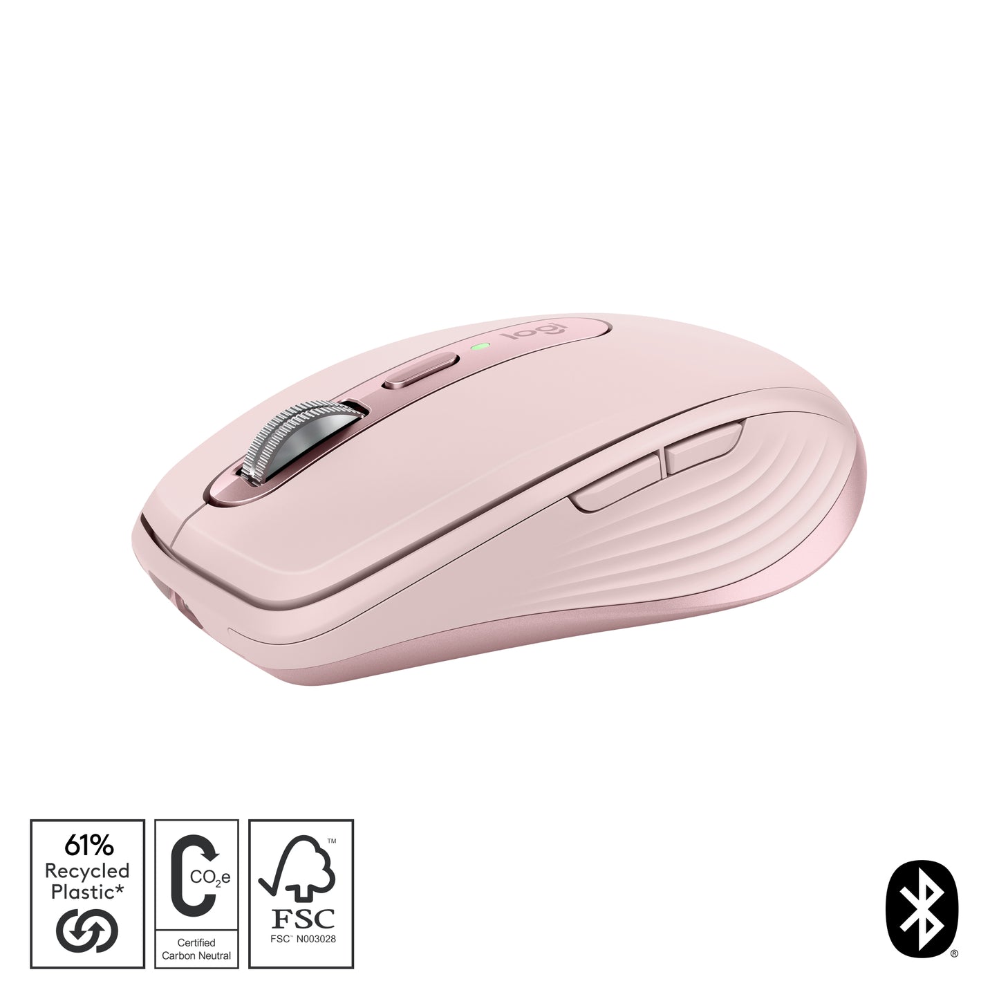 Logitech MX Anywhere 3S wireless mouse - Silent - Rose