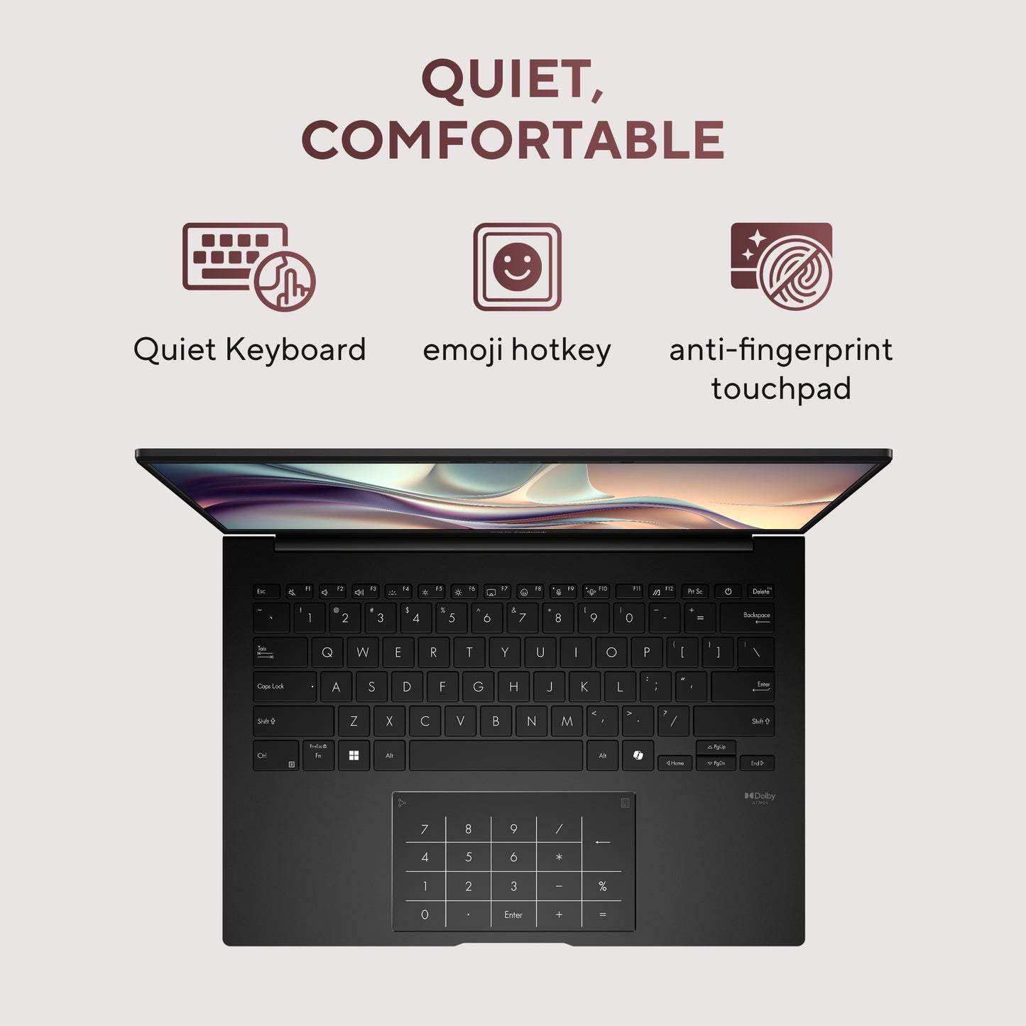 Zenbook 14UM3406KA-QD132W-BE, 14.0 60Hz WUXGA OLED, AMD Ryzen AI 7 350, 32GB LPDDR5X, 1TB M.2 NVMe PCIe 4.0 SSD, AMD Radeon Graphics, W11H,