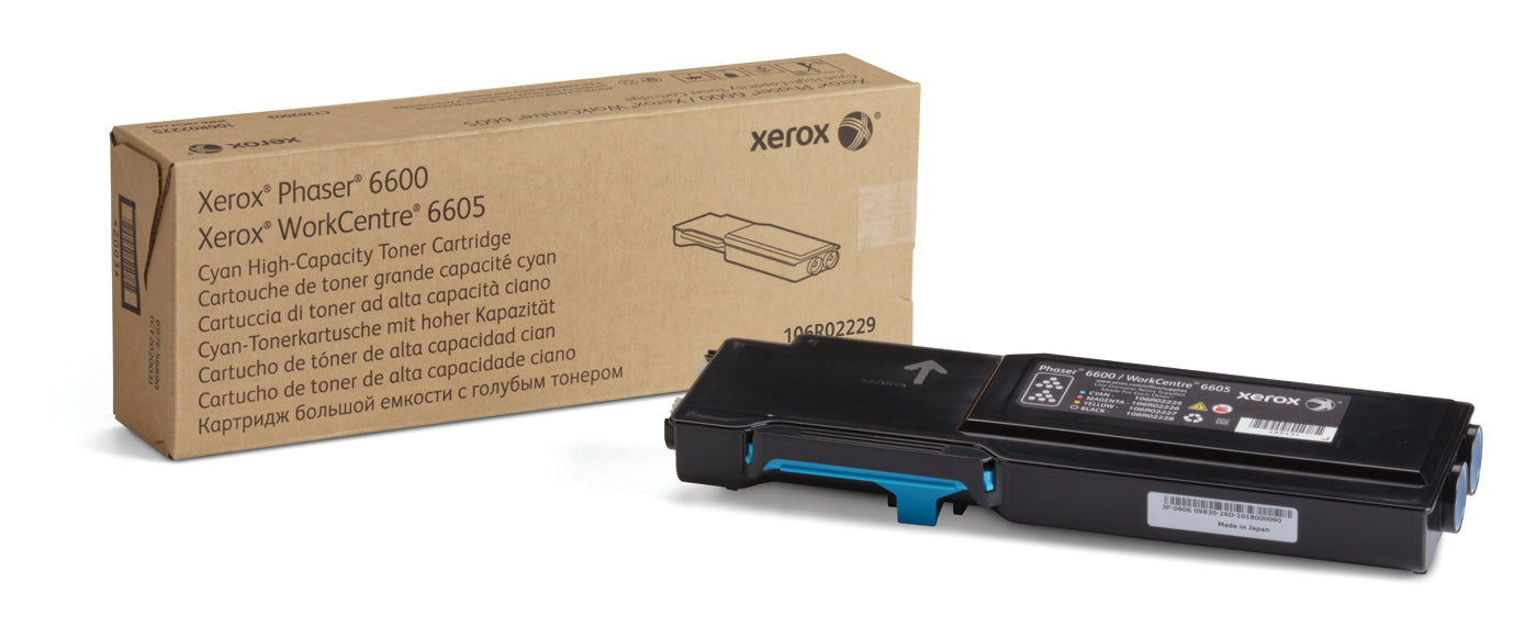 HIGH CAPACITY CYAN TONER CARTR 106R02229