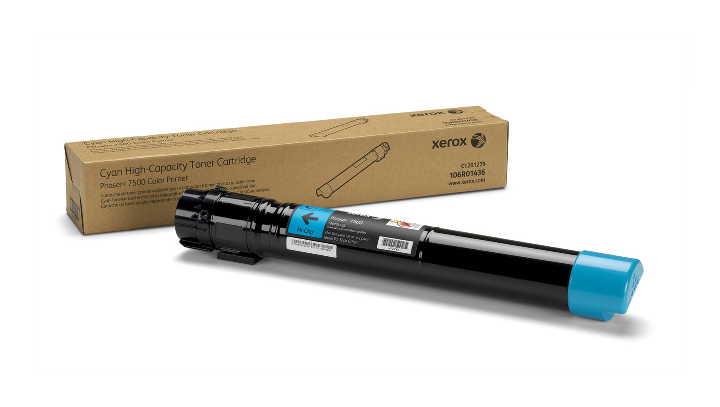 HIGH CAP Toner 17800p Cyan 106R01436