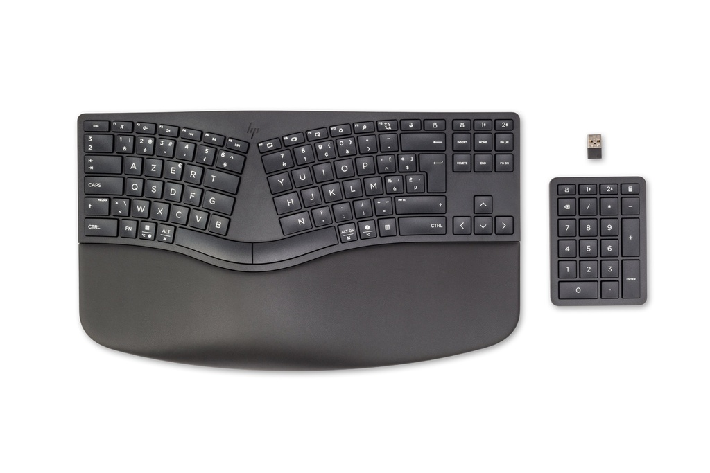 HP 960 BLK Ergonomic Wireless Keyboard  BE AZERTY