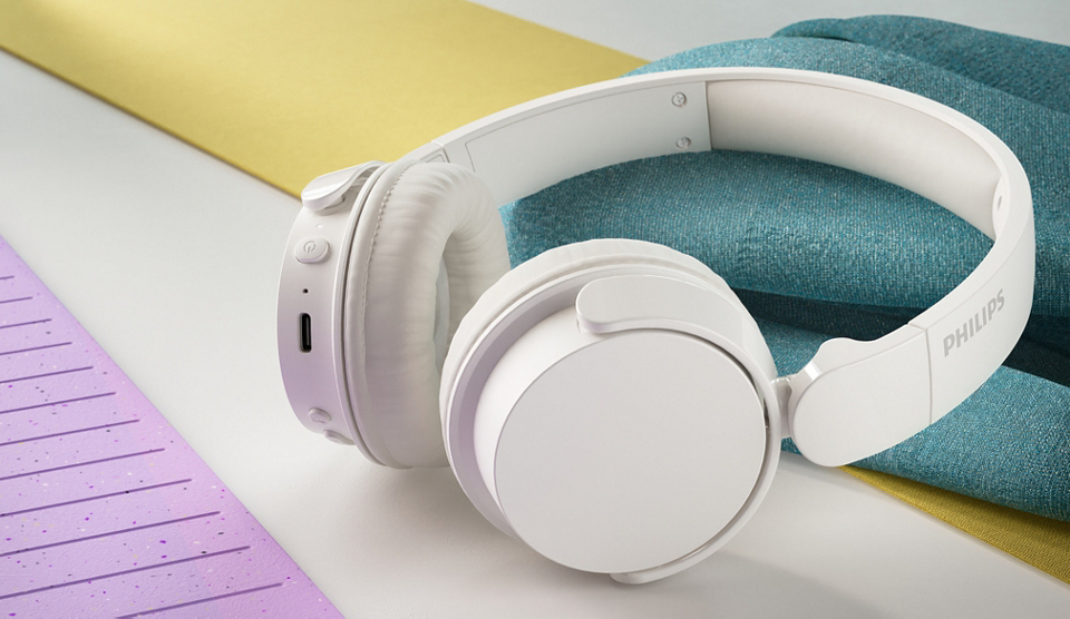 PHILIPS HEADPHONES ON EAR TAH4209WT00