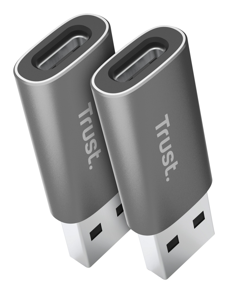 Trust CALYX USB-A TO USB-C ADAPTER 2PACK