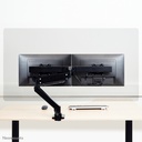 Transparent Protection Screen for dual monitor use - assembl