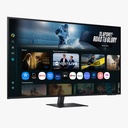 SAMSUNG SMART MONITOR M70F 43" 4K USB-C (90W) - BLACK