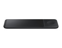 WIRELESS CHARGER TRIO - FAST 7.5W X2, 3.5WX1, - ZWART