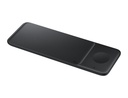 WIRELESS CHARGER TRIO - FAST 7.5W X2, 3.5WX1, - ZWART