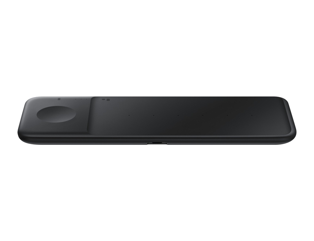 WIRELESS CHARGER TRIO - FAST 7.5W X2, 3.5WX1, - ZWART