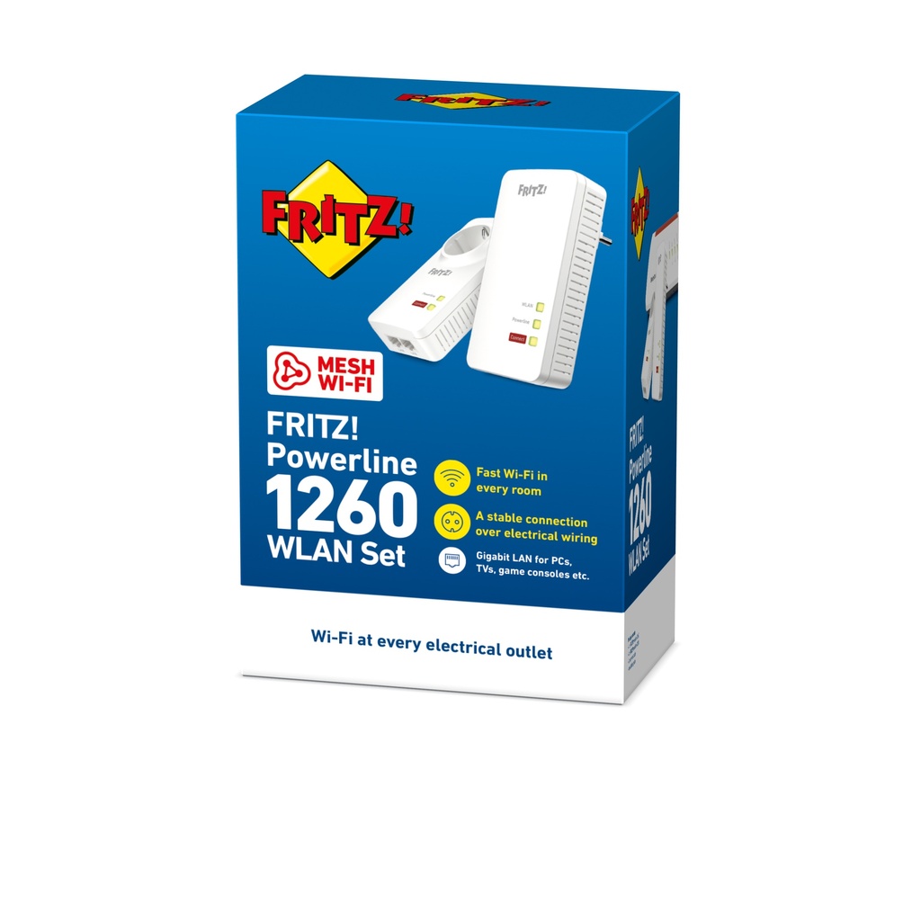 FRITZ!Powerline 1260E WLAN Set Edition International