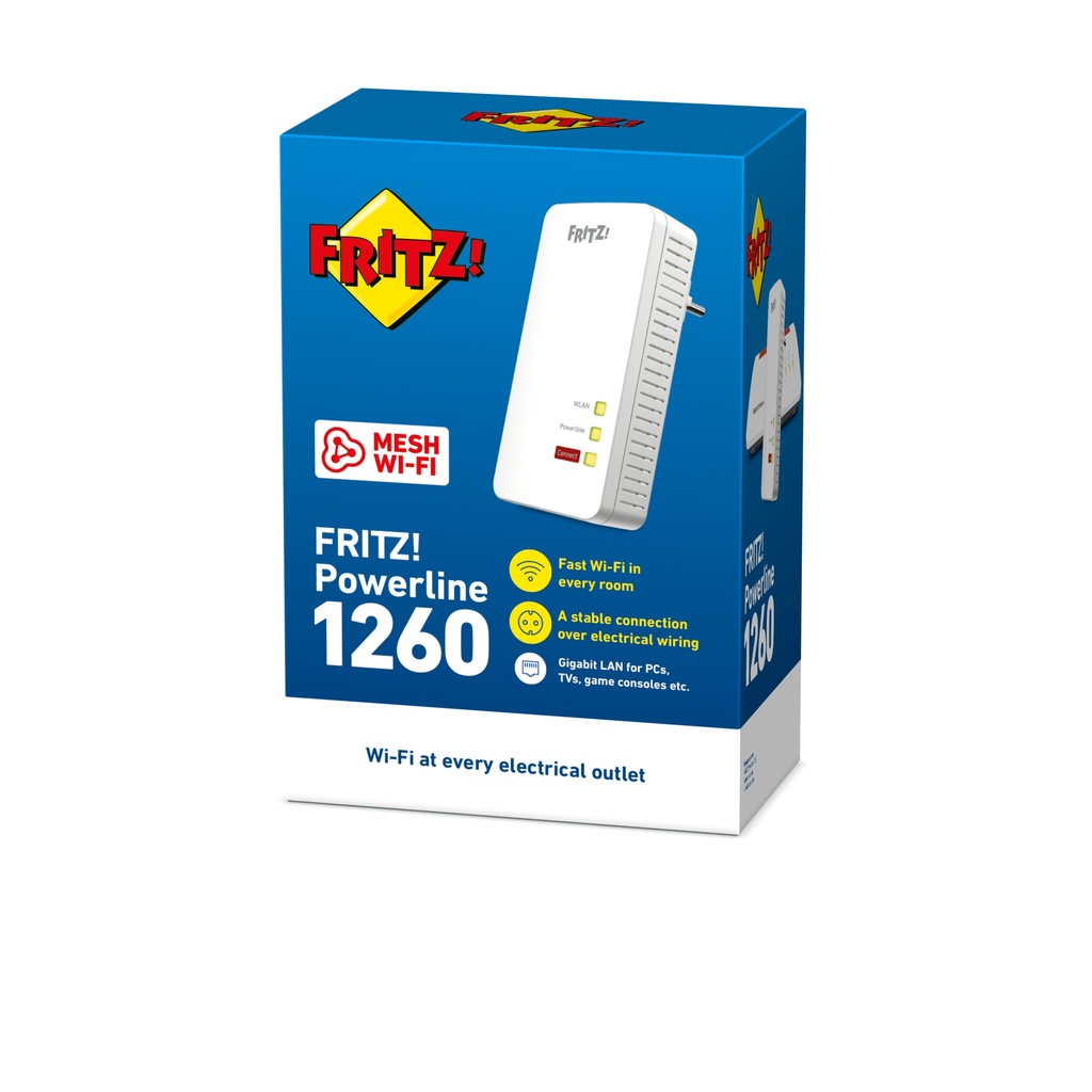 FRITZ!Powerline 1260E Edition International (Single)