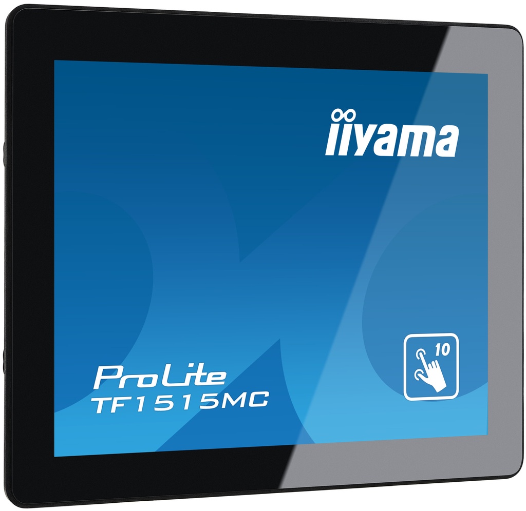 15  PCAP Bezel Free 10P Touch, 1024x768,  DisplayPort, HDMI,