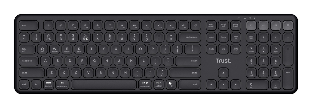 Trust VAIYA MULTIDEVICE WIRLS KEYBOARD BE