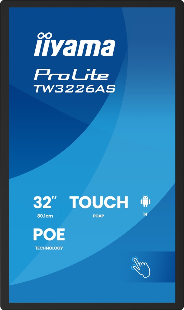 IIYAMA TW3226AS-B3P 32inch Panel-PC with Android 14+GMS SOC 