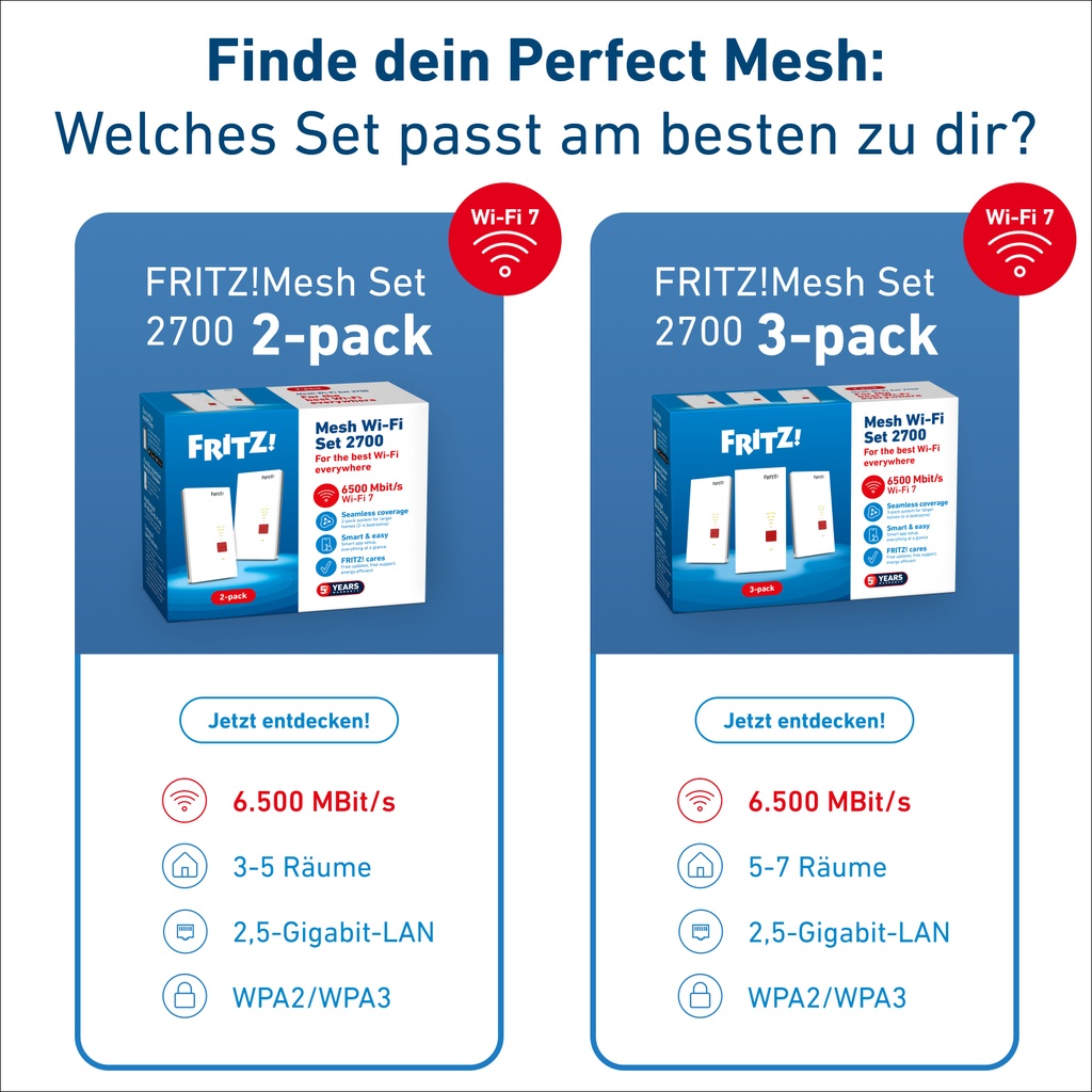 FRITZ Mesh Set 2700 3-pack Edition Int. 20003139