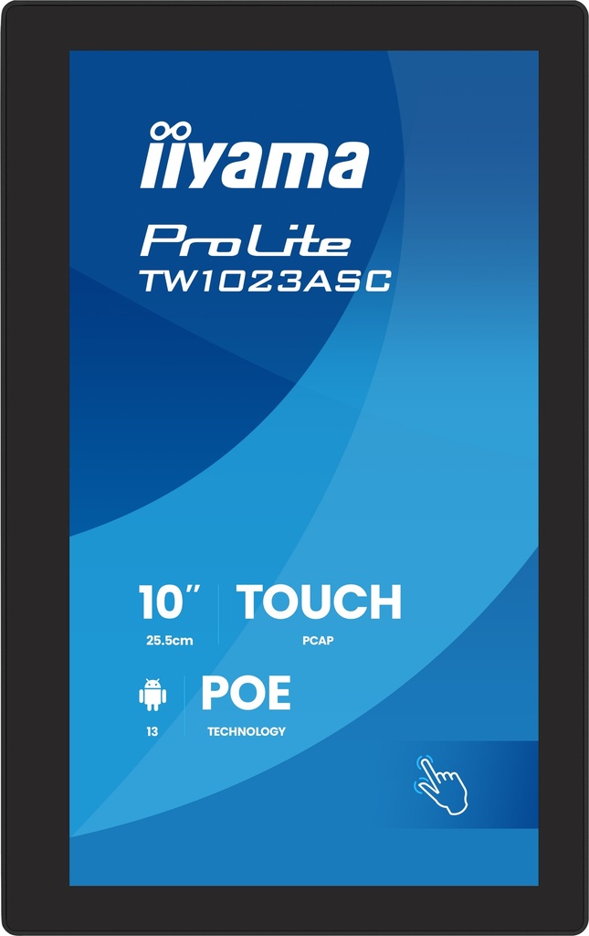 IIYAMA 10,1" LCD Panel-PC with Android and PoE, Projective C