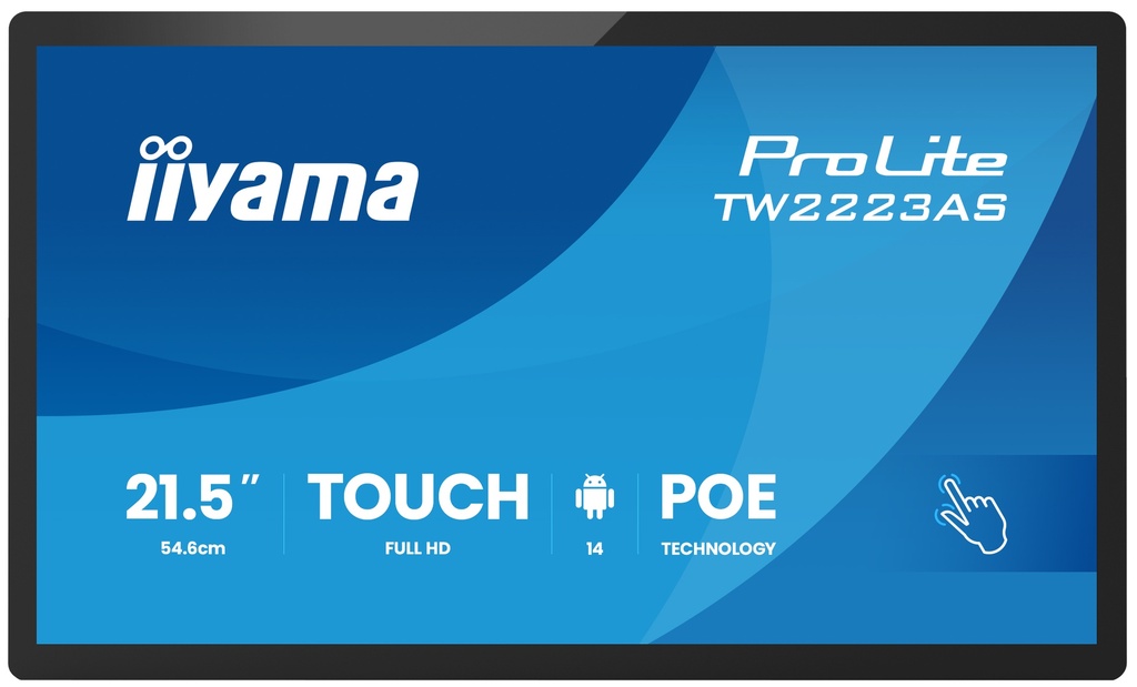 IIYAMA 21.5inch Panel-PC with Android 14+GMS SOC Octa-core R