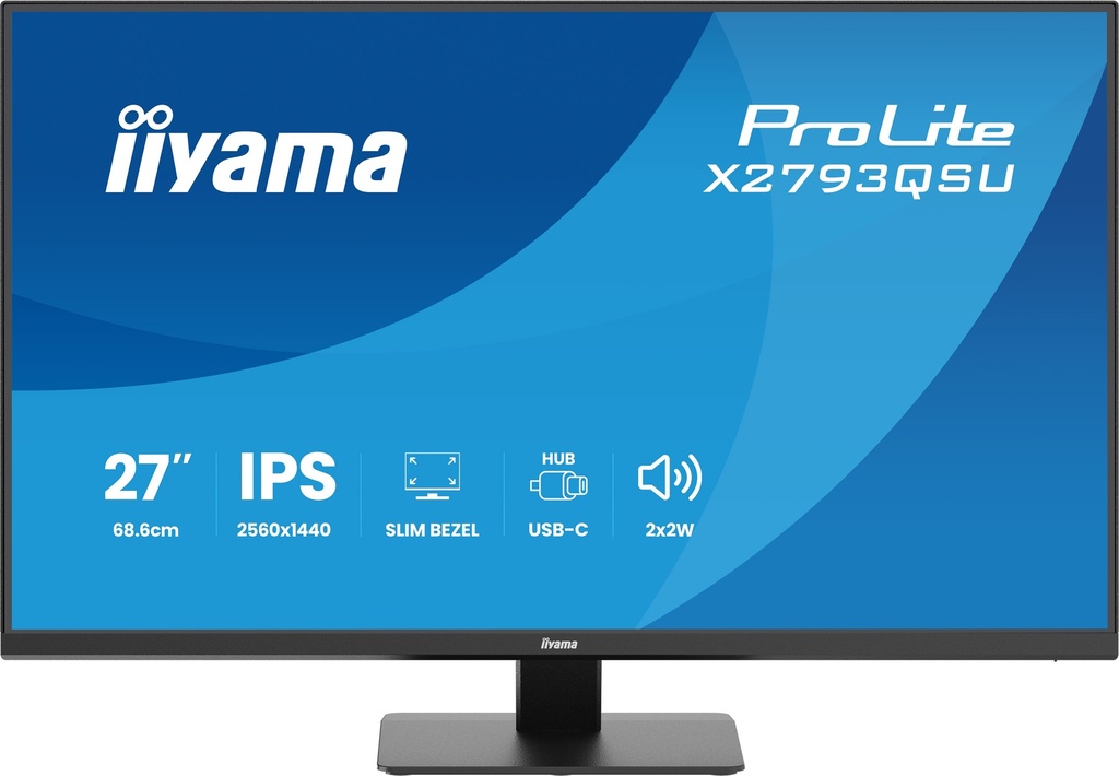Iiyama X2793QSU-B1 27"W LCD QHD IPS