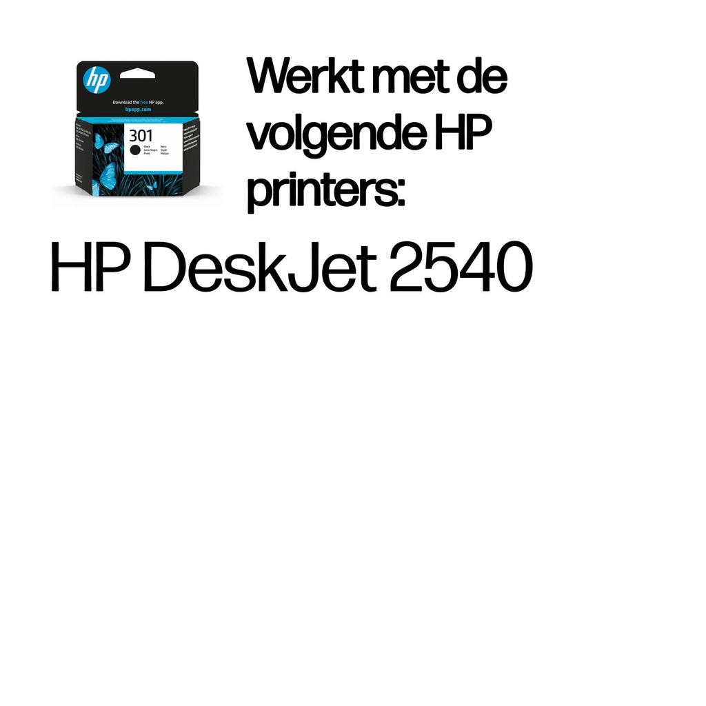 HP 301 Black Ink Cartridge