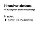 HP 301 Black Ink Cartridge