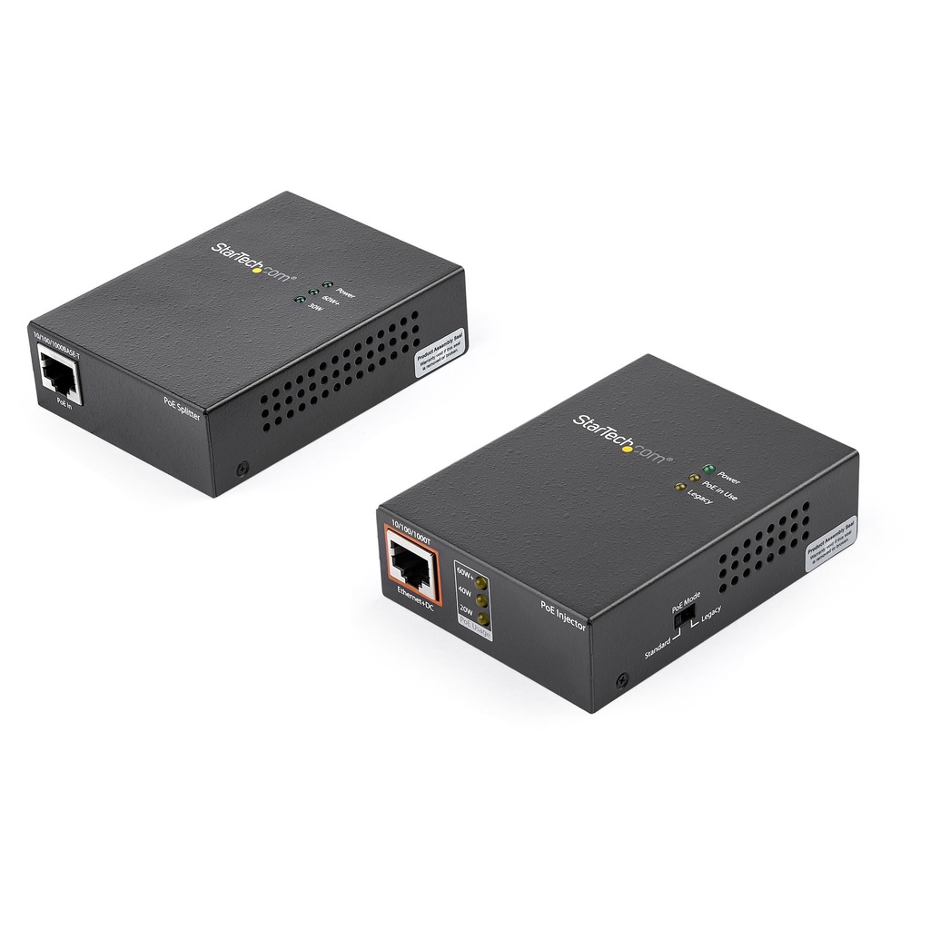 Kit - PoE Splitter + Injector - 60W UPOESPLT1G