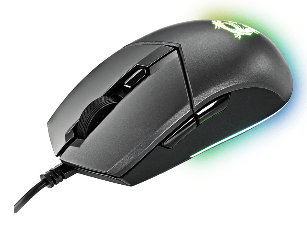 MSI GM11 CLUTCH BLACK Gaming Mouse Optical Wired RGB light