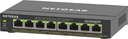NETGEAR 8PT GE Plus Switch W/HI-PWR POE+