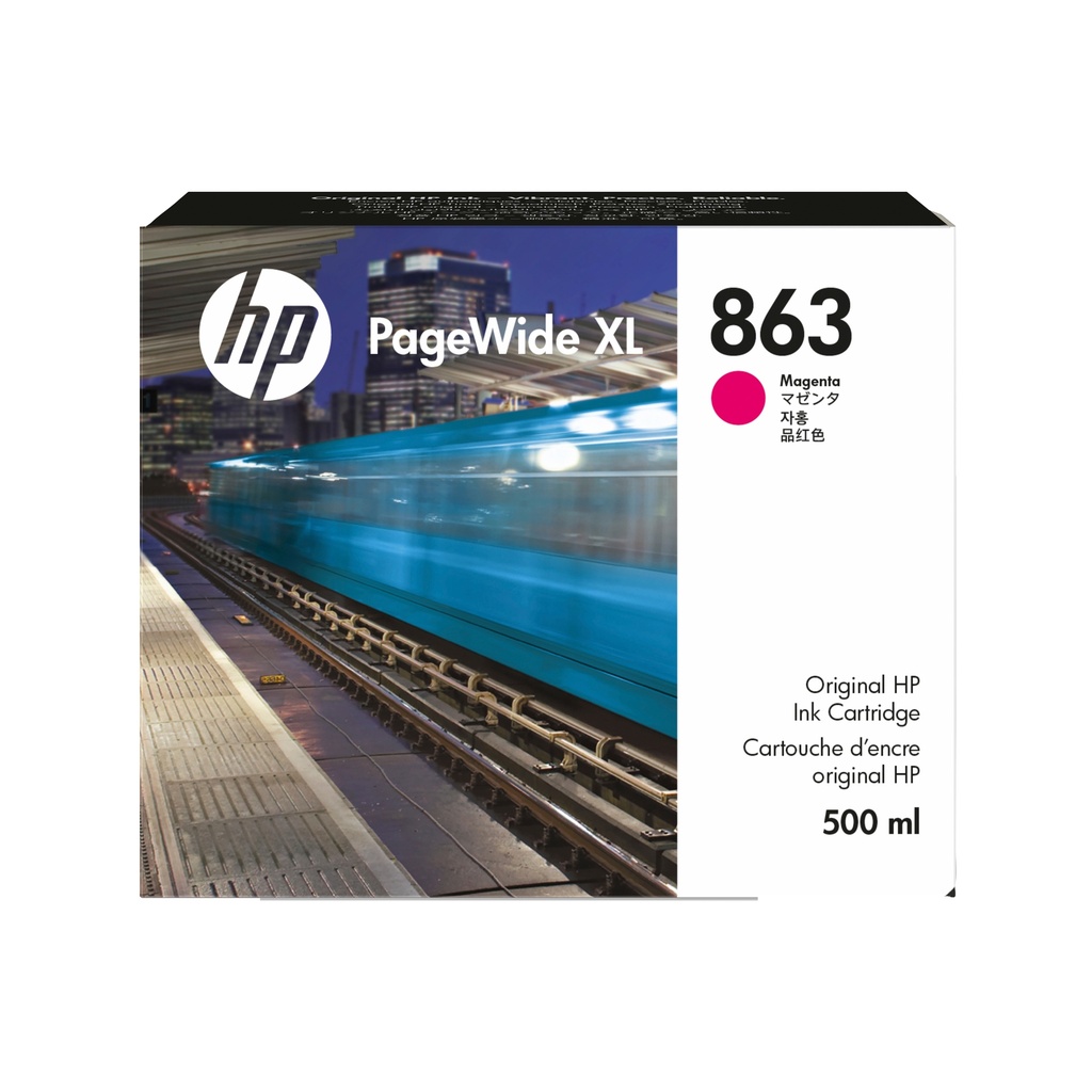 HP 863 500ml Magenta PageWide F9K38A