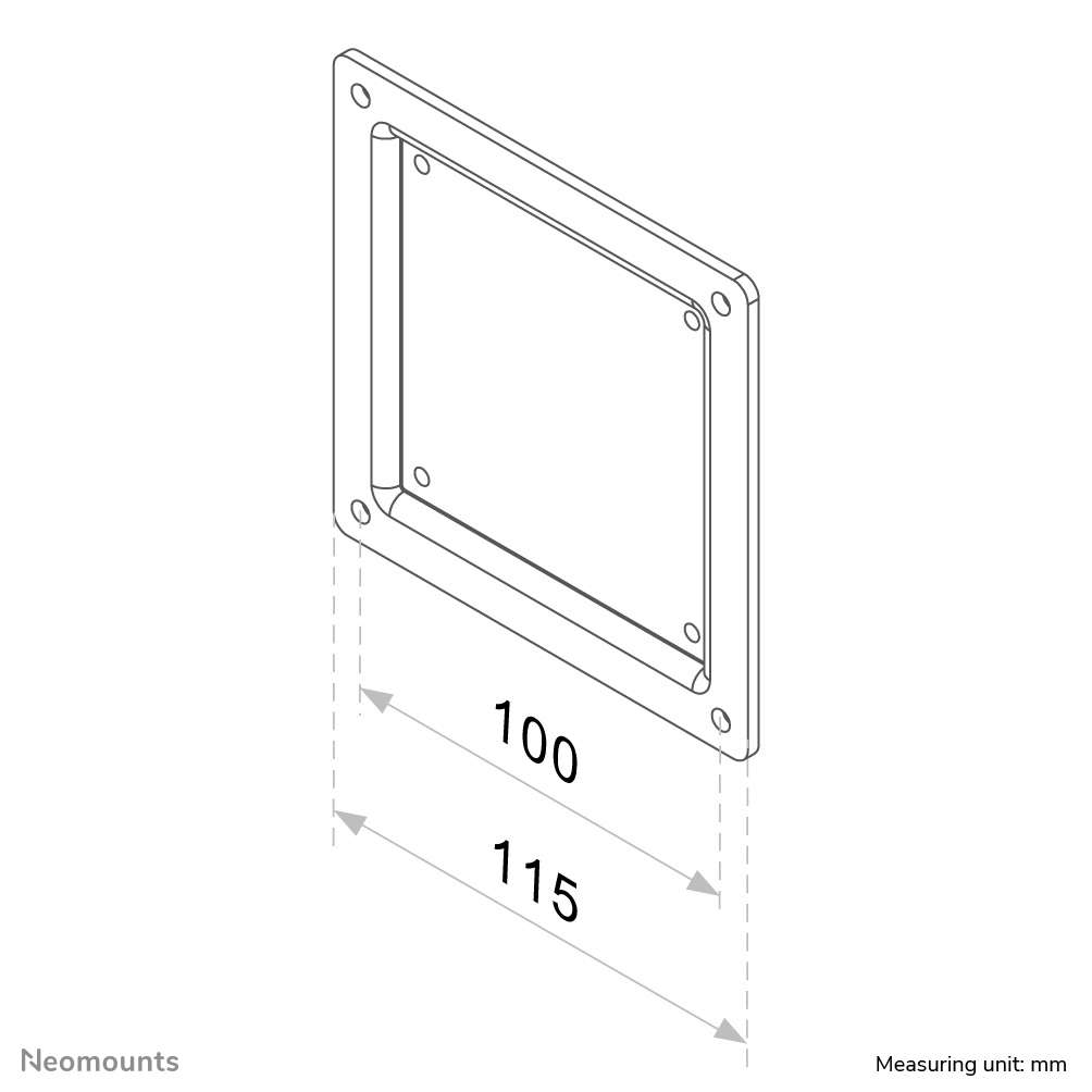 VESA Conversion Plate - VESA 75 to 100